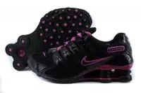 baskets nike shox promos nz taille 36-40 -noir-rose01